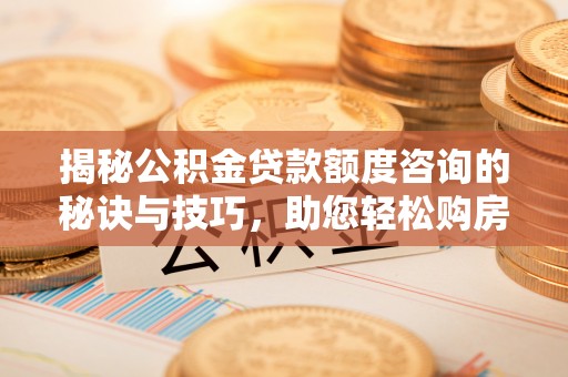 新营揭秘公积金贷款额度咨询的秘诀与技巧，助您轻松购房！