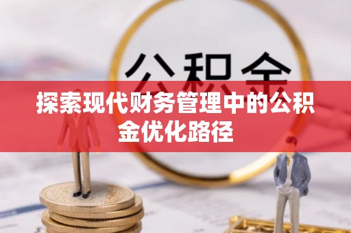 新营探索现代财务管理中的公积金优化路径
