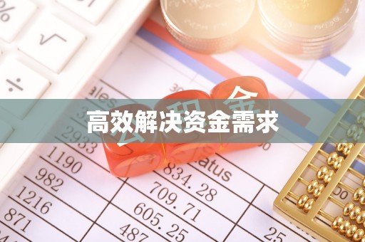 新营高效解决资金需求
