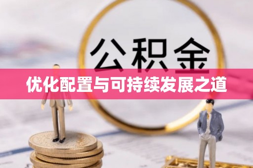 新营优化配置与可持续发展之道