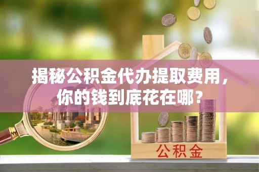 新营揭秘公积金代办提取费用，你的钱到底花在哪？