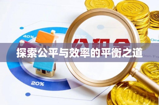 新营探索公平与效率的平衡之道