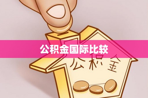 新营公积金国际比较