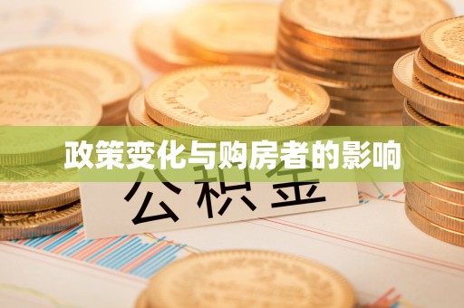 新营政策变化与购房者的影响