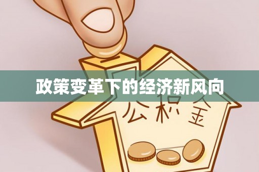 新营政策变革下的经济新风向