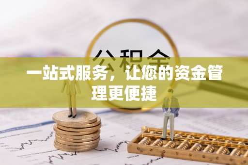 新营一站式服务，让您的资金管理更便捷