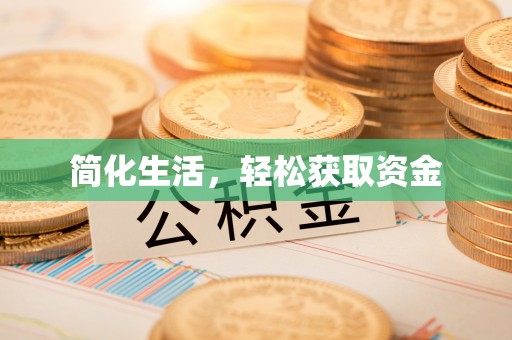 新营简化生活，轻松获取资金