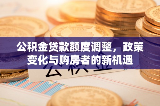 新营公积金贷款额度调整，政策变化与购房者的新机遇