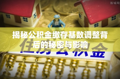 新营揭秘公积金缴存基数调整背后的秘密与影响