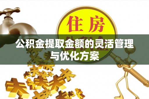 新营公积金提取金额的灵活管理与优化方案